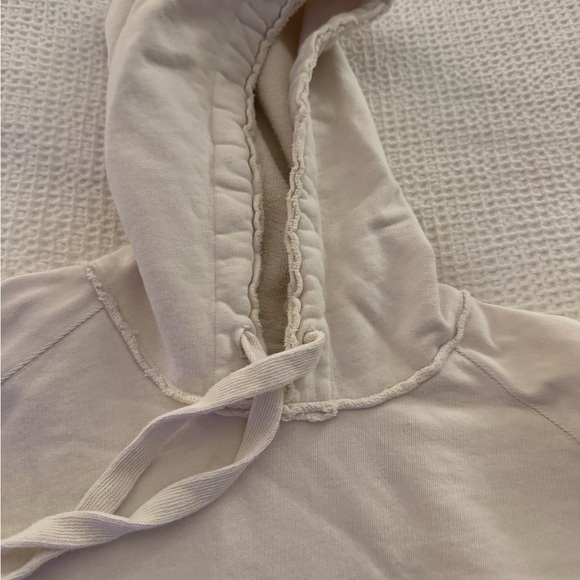 FRANK & EILEEN MELANIE Hoodie Vintage White Triple Fleece Hoodie EUC - Picture 3 of 6